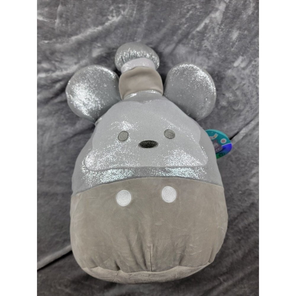 NEW Squishmallow SHIMMERING Steamboatβ Willie Disney 100 Year Exclusive 19" NWT